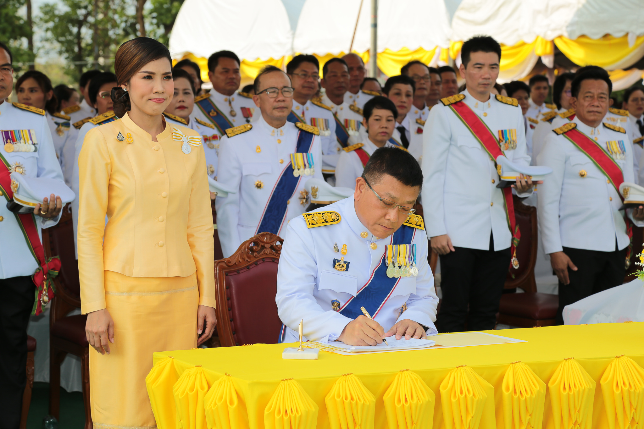 พิธีถวายพระพรชัยมงคล เนื่องในโอกาสมหามงคลพระราชพิธีบรมราชาภิเษก 