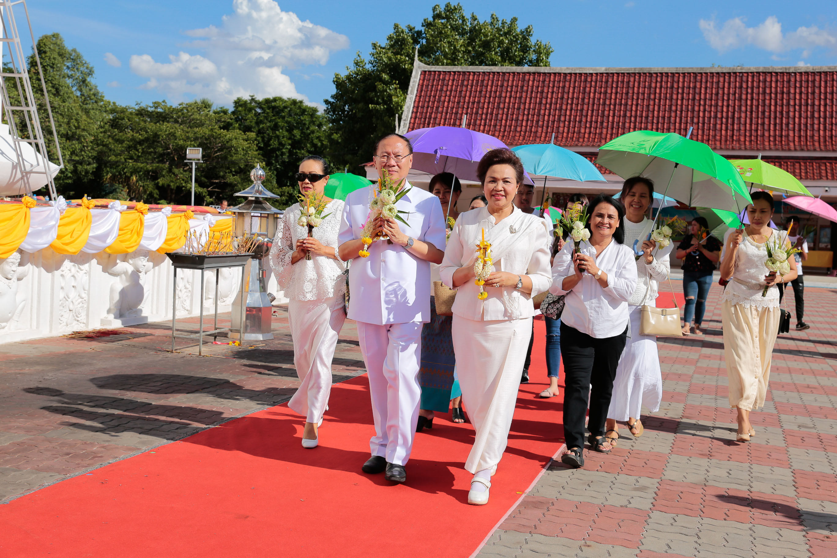 โรงพยาบาลมหาสารคาม ร่วมนมัสการพระบรมธาตุนาดูน เนื่องในวันอาสาฬหบูชา ประจำปี 2562 