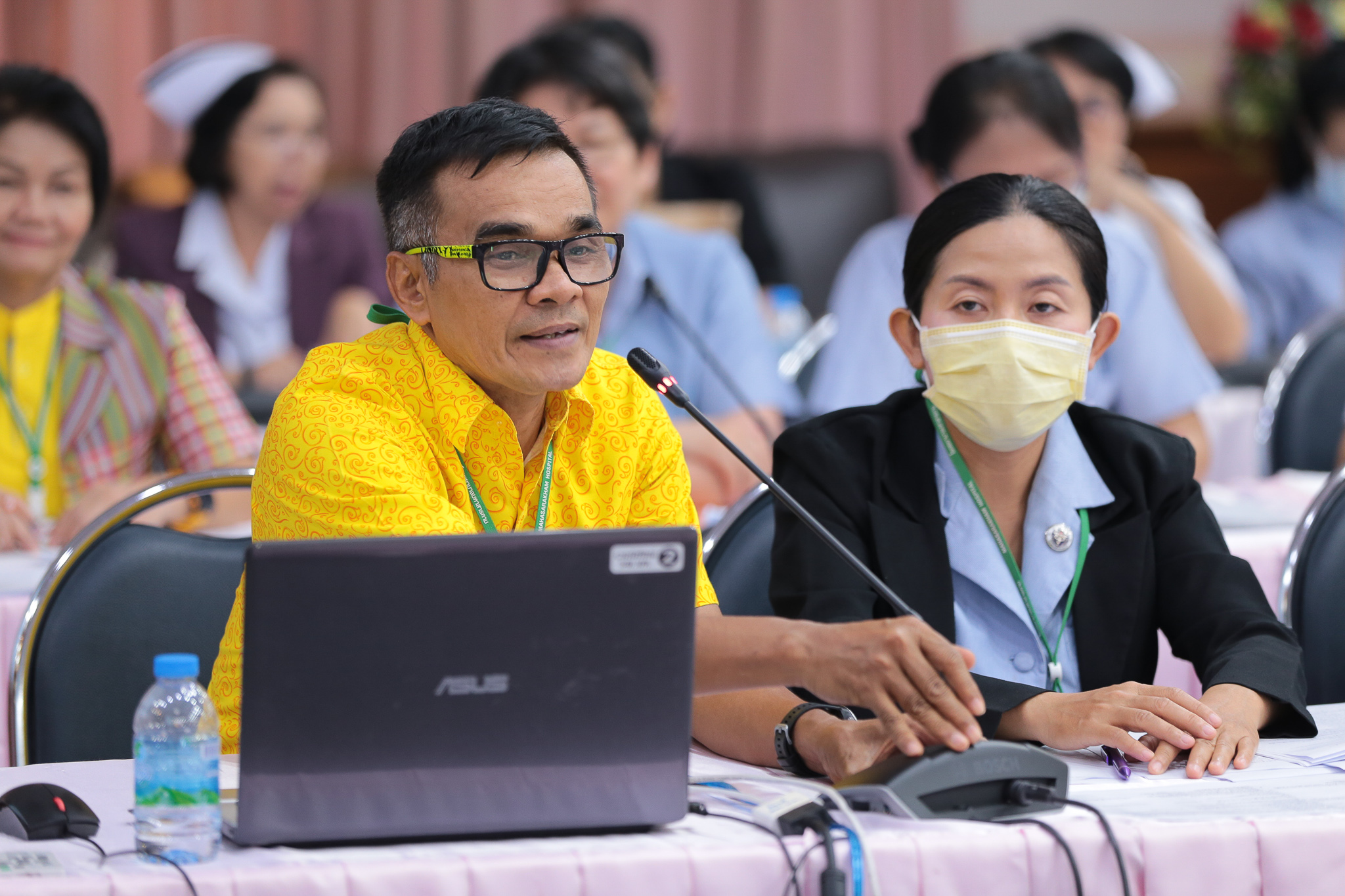 โรงพยาบาลมหาสารคาม ซ้อมแผนตอบโต้ภาวะฉุกเฉินด้านการแพทย์และการสาธารณสุข กรณีโรคติดเชื้อไวรัสโคโรน่า 2019 (COVID-19) 