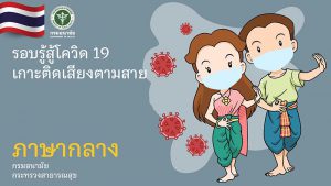 สื่อเสียง : รอบรู้สู้โควิด 19 เกาะติดเสียงตามสาย (ภาษาไทยภาคกลาง)